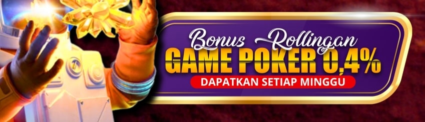 BONUS ROLLINGAN GAME POKER 0,4% SLOTPOKER188