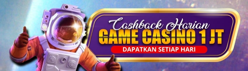 CASHBACK HARIAN GAME CASINO 1JT SLOTPOKER188