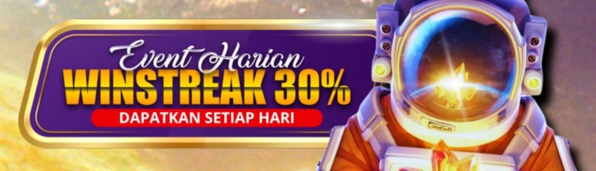 EVENT HARIAN WINSTREAK 30% SLOTPOKER188